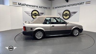 Lot 627 - 1990 FORD ESCORT XR3I CONV