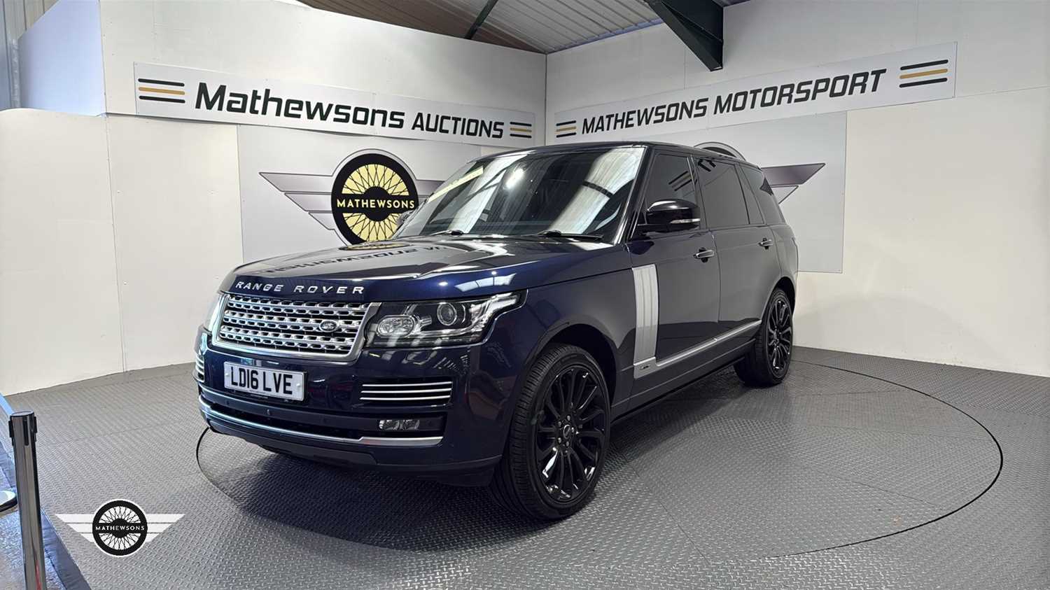 Lot 548 - 2016 LAND ROVER RANGE ROVER AUTOBIO L SDV8