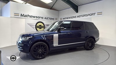 Lot 548 - 2016 LAND ROVER RANGE ROVER AUTOBIO L SDV8