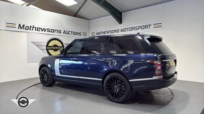 Lot 548 - 2016 LAND ROVER RANGE ROVER AUTOBIO L SDV8