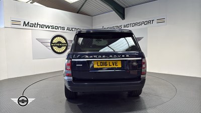 Lot 548 - 2016 LAND ROVER RANGE ROVER AUTOBIO L SDV8
