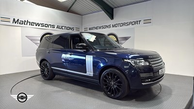 Lot 548 - 2016 LAND ROVER RANGE ROVER AUTOBIO L SDV8