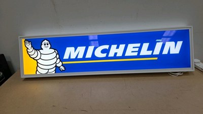 Lot 1 - MICHELIN ILLUMINATED SIGN 47" X 12"