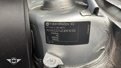 Lot 600 - 2003 VOLKSWAGEN GOLF R32