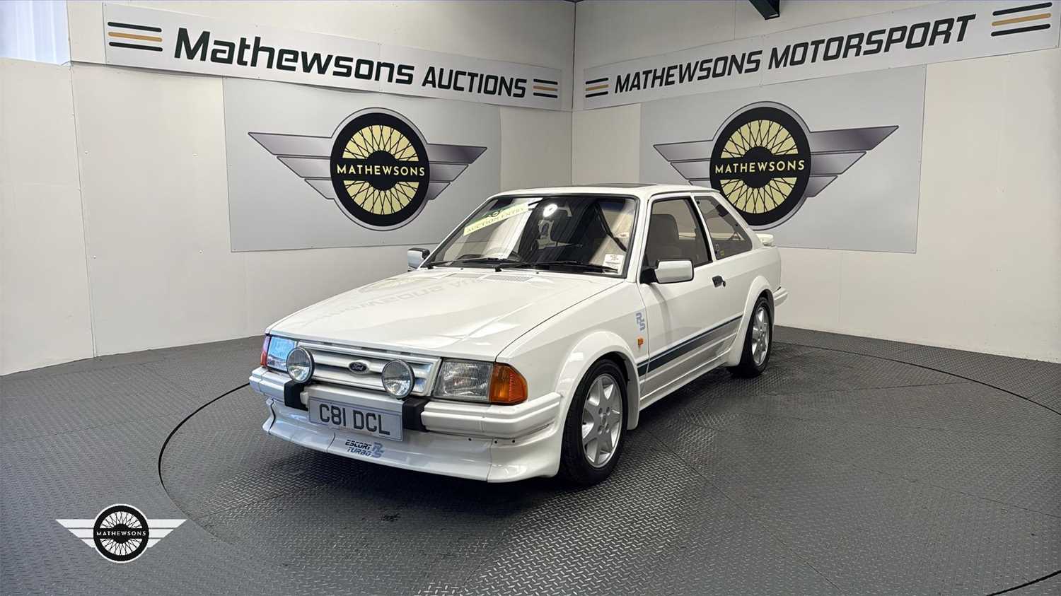 1986 FORD ESCORT RS TURBO