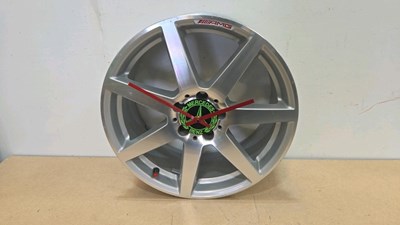 Lot 791 - MERCEDES BENZ AMG ALLOY WHEEL CLOCK