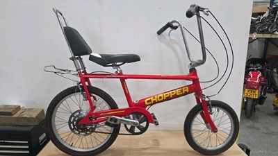 Lot 371 - MK 3 RALEIGH CHOPPER IN RED
