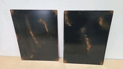 Lot 105 - TIN TT ISLE OF MAN REPRO SIGNS 16" X 12"