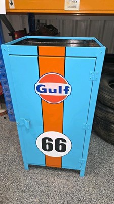 Lot 167 - GULF RACING TOOL STORAGE CHEST
