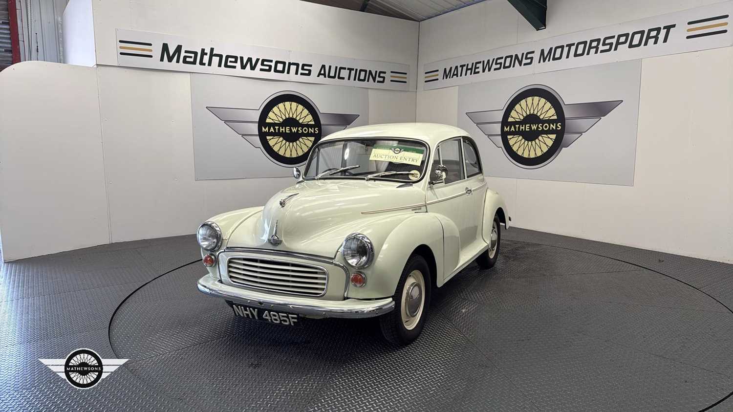 Lot 660 - 1968 MORRIS MINOR 1000