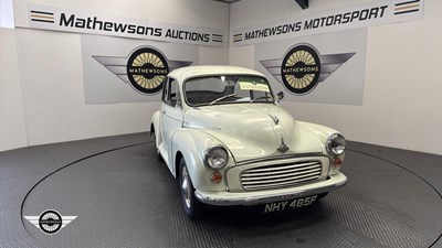 Lot 660 - 1968 MORRIS MINOR 1000