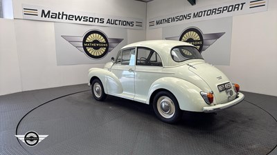 Lot 660 - 1968 MORRIS MINOR 1000