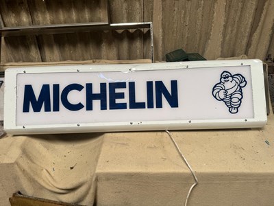 Lot 511 - MICHELIN LIGHT UP SIGN 49" X 14"