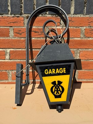Lot 123 - AA GARAGE STREET LAMP 26" X 17"