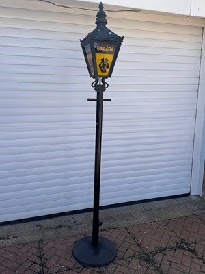 Lot 153 - AA GARAGE STREET LAMP ON POST 83"TALL