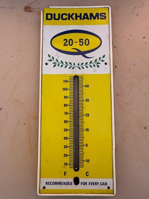 Lot 341 - DUCKHAMS THERMOMETER 13" X 5.5"