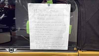 Lot 721 - 1974 MG MIDGET
