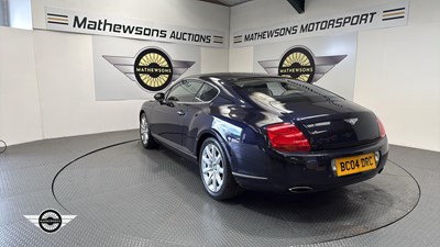 Lot 205 - 2004 BENTLEY CONTINENTAL GT AUTO
