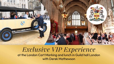 Lot 453 - EXCLUSIVE VIP EXPERIENCE AT LONDON CART MARKING - ALL PROCEEDS TO CHARITY