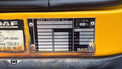 Lot 66 - 2013 DAF TRUCKS LF