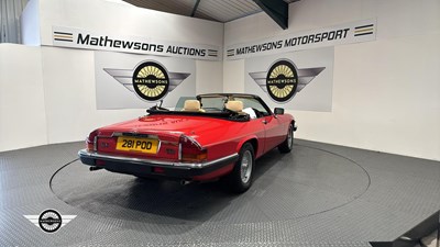 Lot 30 - 1989 JAGUAR XJ-S CONVERTIBLE AUTO