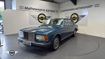 Lot 244 - 1988 ROLLS ROYCE SILVER SPIRIT