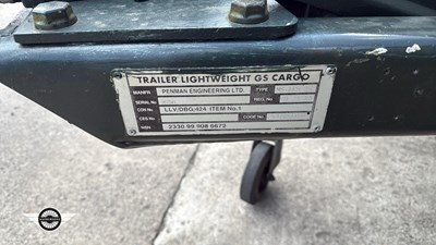 Lot 130 - PENMAN ENGINEERING EX-MILITARY TRAILER