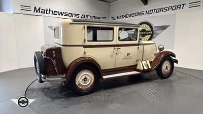 Lot 299 - 1931 RENAULT MODEL MONO 6 SALOON TYPE RY2