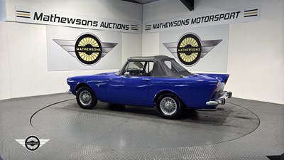 Lot 374 - 1963 SUNBEAM ALPINE SERIES 3
