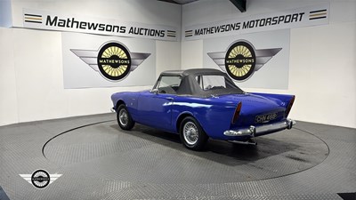 Lot 374 - 1963 SUNBEAM ALPINE SERIES 3
