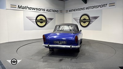 Lot 374 - 1963 SUNBEAM ALPINE SERIES 3