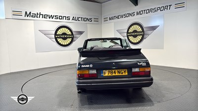 Lot 386 - 1989 SAAB 900 T 16 CONVERTIBLE A