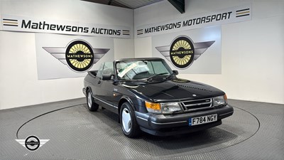 Lot 386 - 1989 SAAB 900 T 16 CONVERTIBLE A