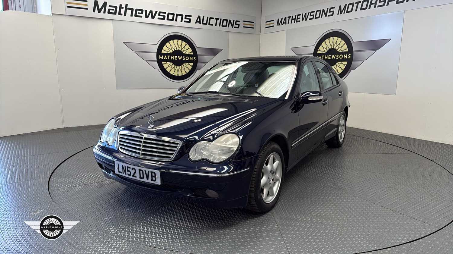 Lot 596 - 2002 MERCEDES C320 ELEGANCE AUTO