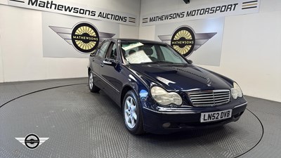 Lot 596 - 2002 MERCEDES C320 ELEGANCE AUTO