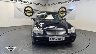 Lot 596 - 2002 MERCEDES C320 ELEGANCE AUTO