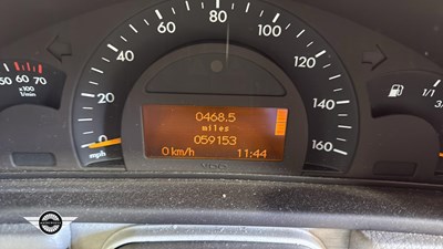 Lot 596 - 2002 MERCEDES C320 ELEGANCE AUTO