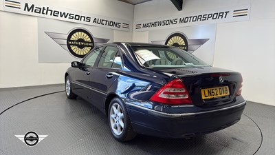 Lot 596 - 2002 MERCEDES C320 ELEGANCE AUTO