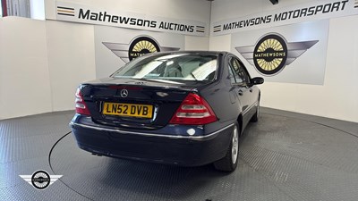 Lot 596 - 2002 MERCEDES C320 ELEGANCE AUTO