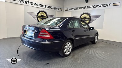 Lot 596 - 2002 MERCEDES C320 ELEGANCE AUTO