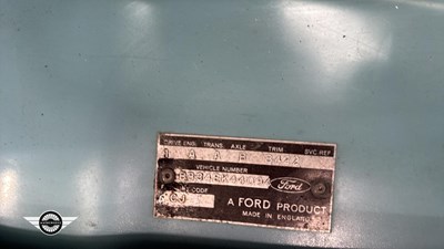 Lot 606 - 1966 FORD CORSAIR V4 DELUXE