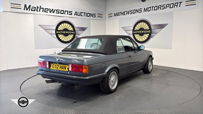 Lot 630 - 1990 BMW 325I CABRIOLET AUTO