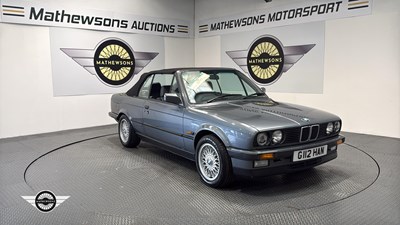 Lot 630 - 1990 BMW 325I CABRIOLET AUTO
