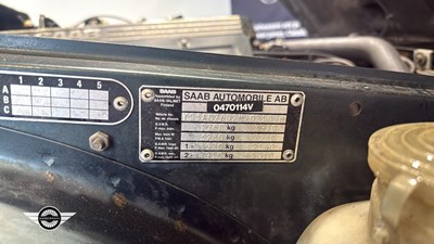 Lot 634 - 1992 SAAB 900 I 16V AUTO