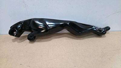 Lot 217 - LEAPING JAGUAR FIBRE GLASS , SHOWROOM STYLE SIGN 42" X 9"