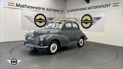 Lot 664 - 1962 MORRIS MINOR