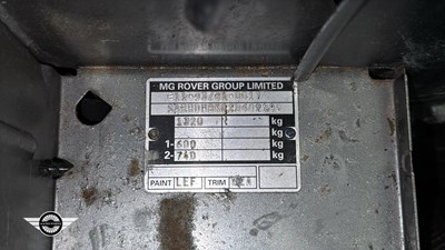Lot 702 - 2002 MG TF