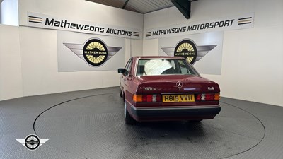 Lot 802 - 1991 MERCEDES 190E AUTO