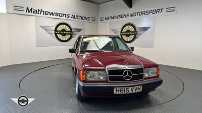 Lot 802 - 1991 MERCEDES 190E AUTO