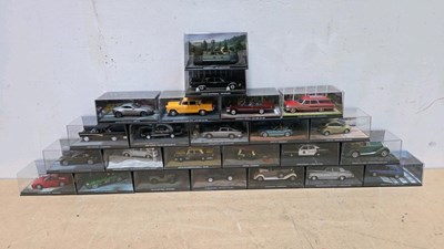 Lot 155 - BOX OF 24 JAMES BOND SCALE MODELS